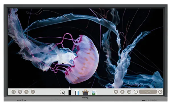 BenQ-RE-ezw5-loading-file-jellyfish-screen